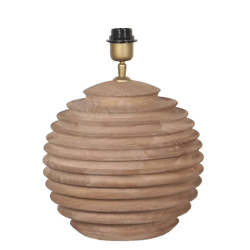 PTMD Tafellamp Roven - 29x29x28 cm - Hout - Naturel