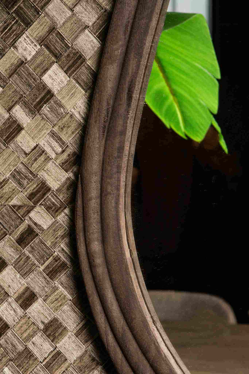 PTMD Spiegel Santin - 66x4x131 cm - Hout - Bruin