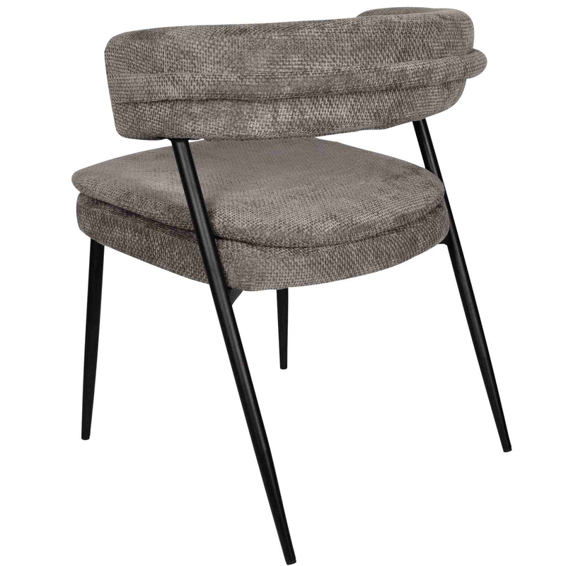 PTMD Eetkamerstoel Helsinki - 61x54x79 cm - Steen - Grijs
