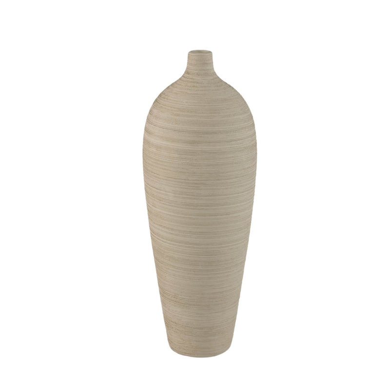 PTMD Vaas Cavinn - 18x18x49 cm - Keramiek - Beige