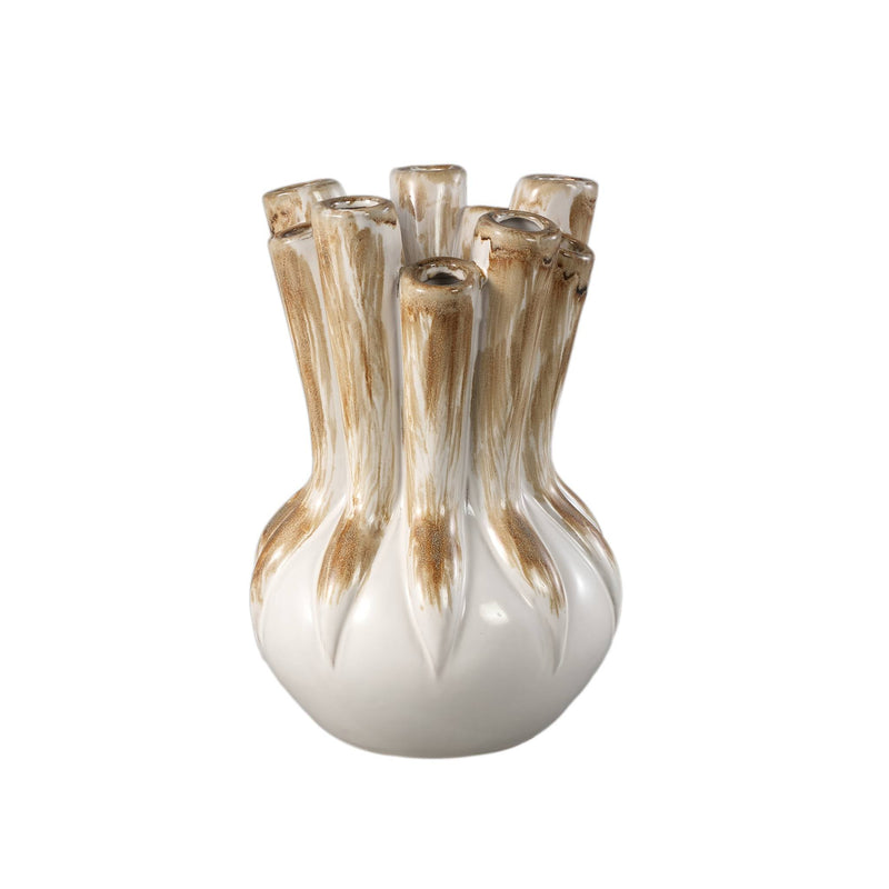 PTMD Vaas Manali - 20x20x30 cm - Keramiek - Creme