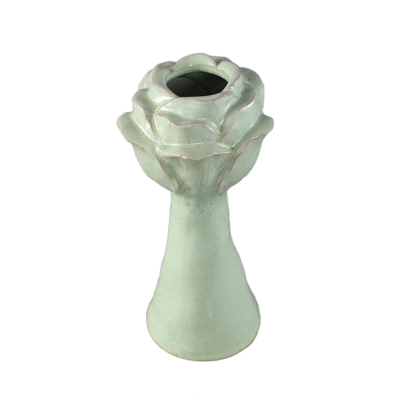 PTMD Vaas Minerva - 14x14x30 cm - Keramiek - Groen