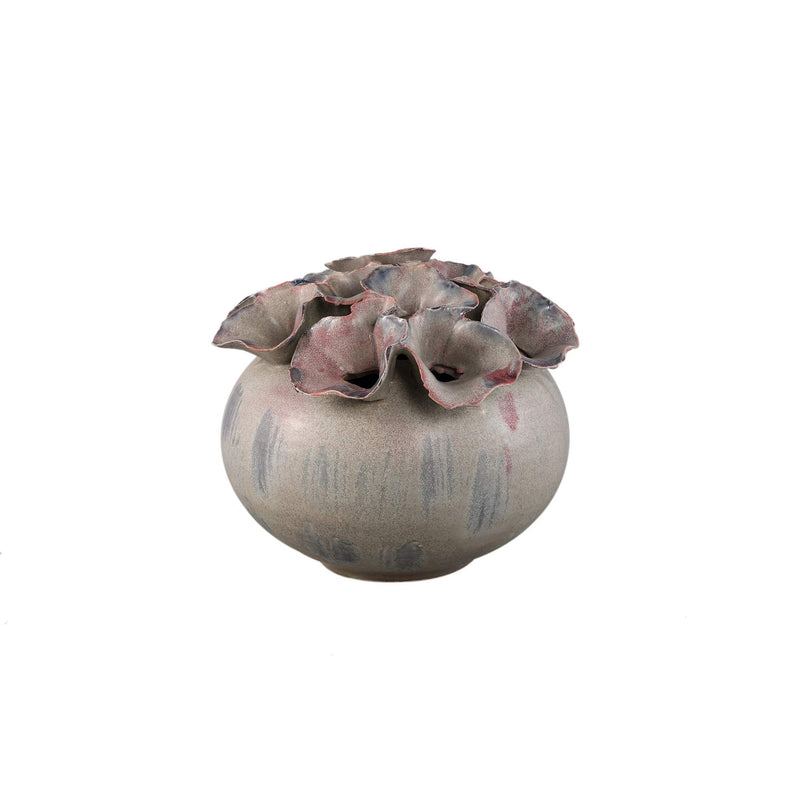PTMD Vaas Jullia - 23x22x18 cm - Keramiek - Paars