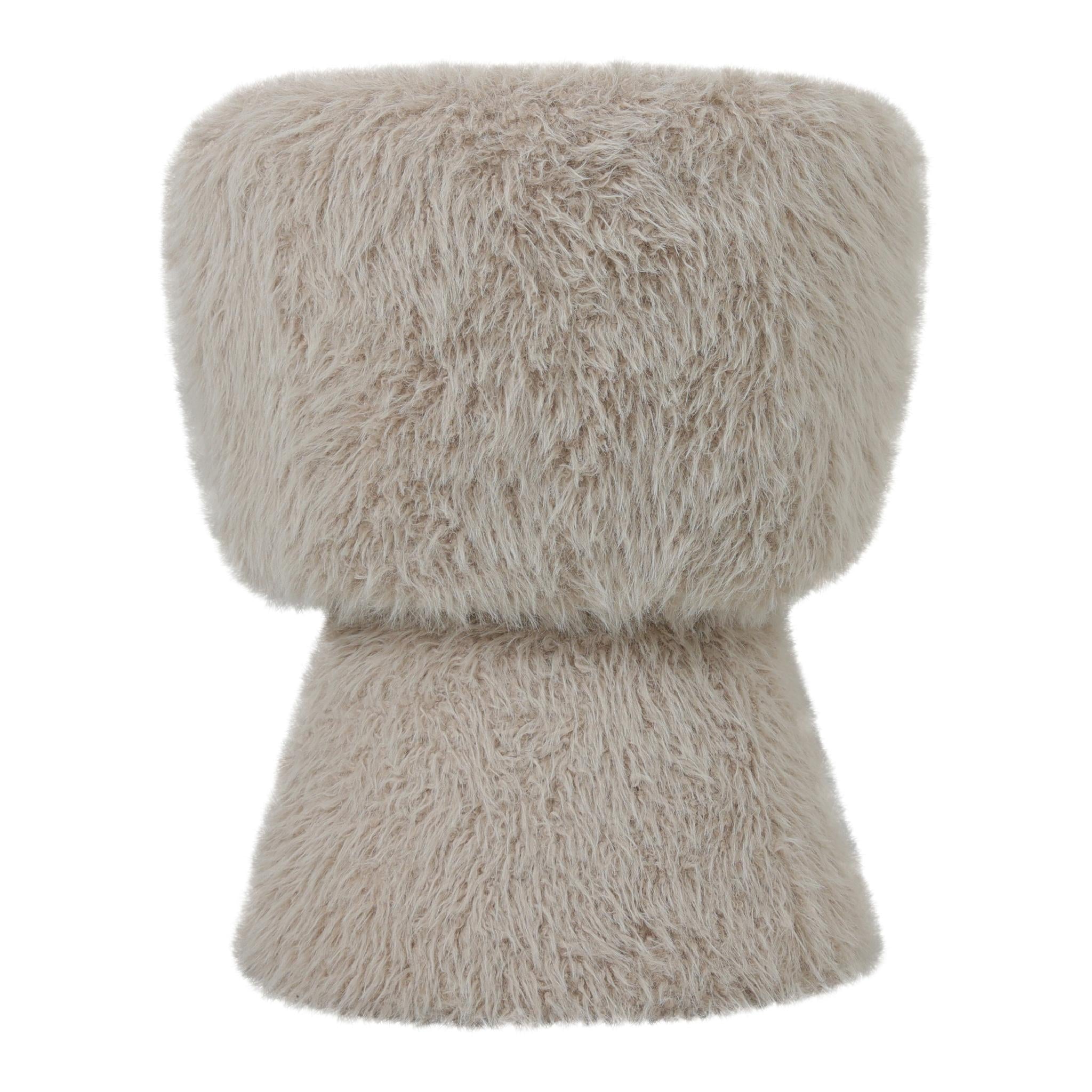 PTMD Fauteuil Hermes - 65x62x79 cm - Hout - Beige