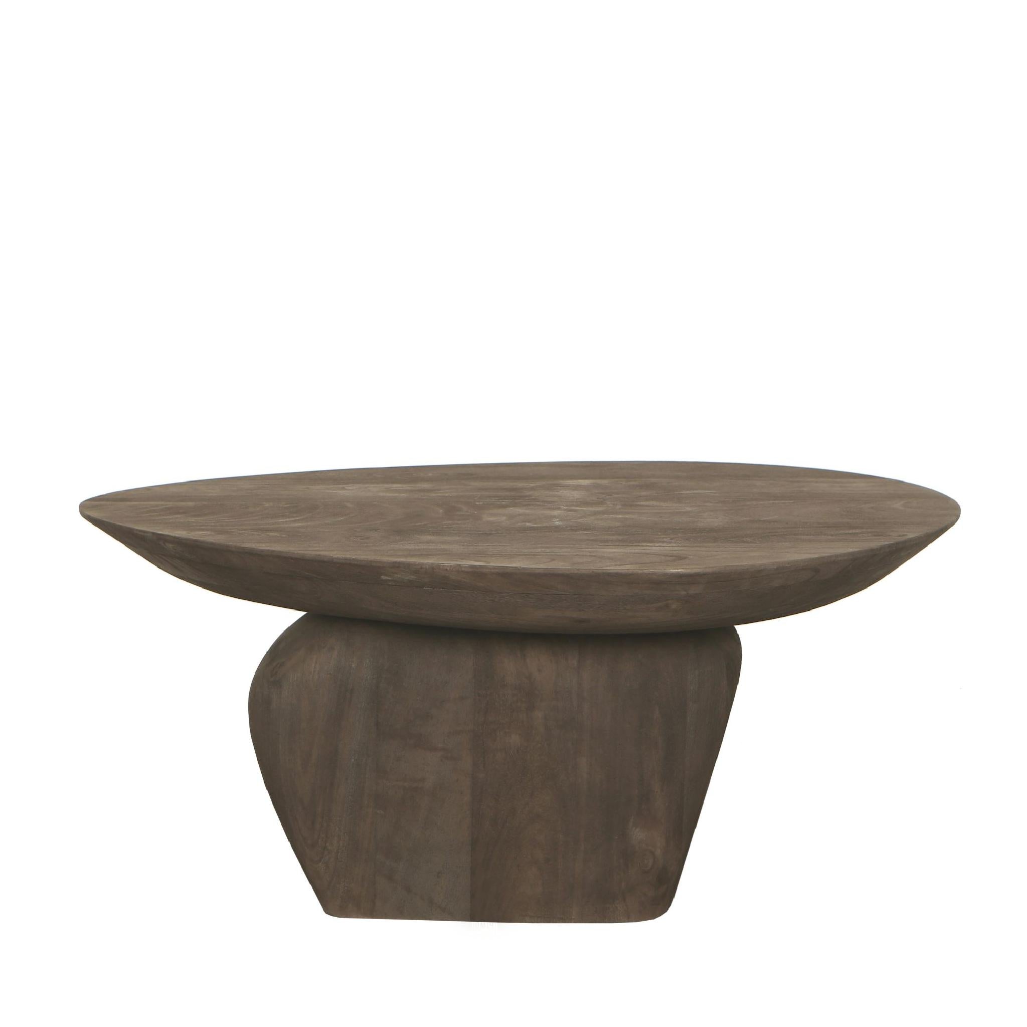 PTMD Salontafel Harshad - 75x60x35 cm - Hout - Bruin