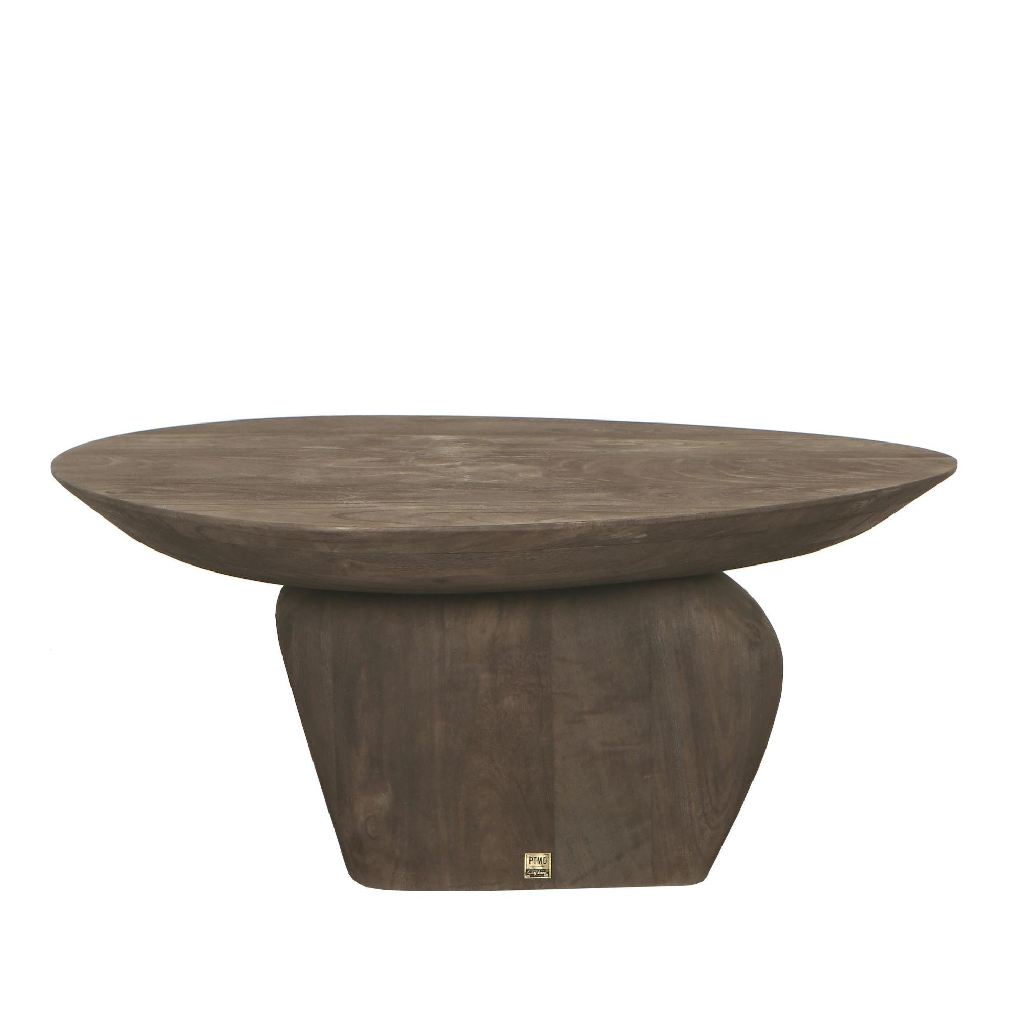 PTMD Salontafel Harshad - 75x60x35 cm - Hout - Bruin