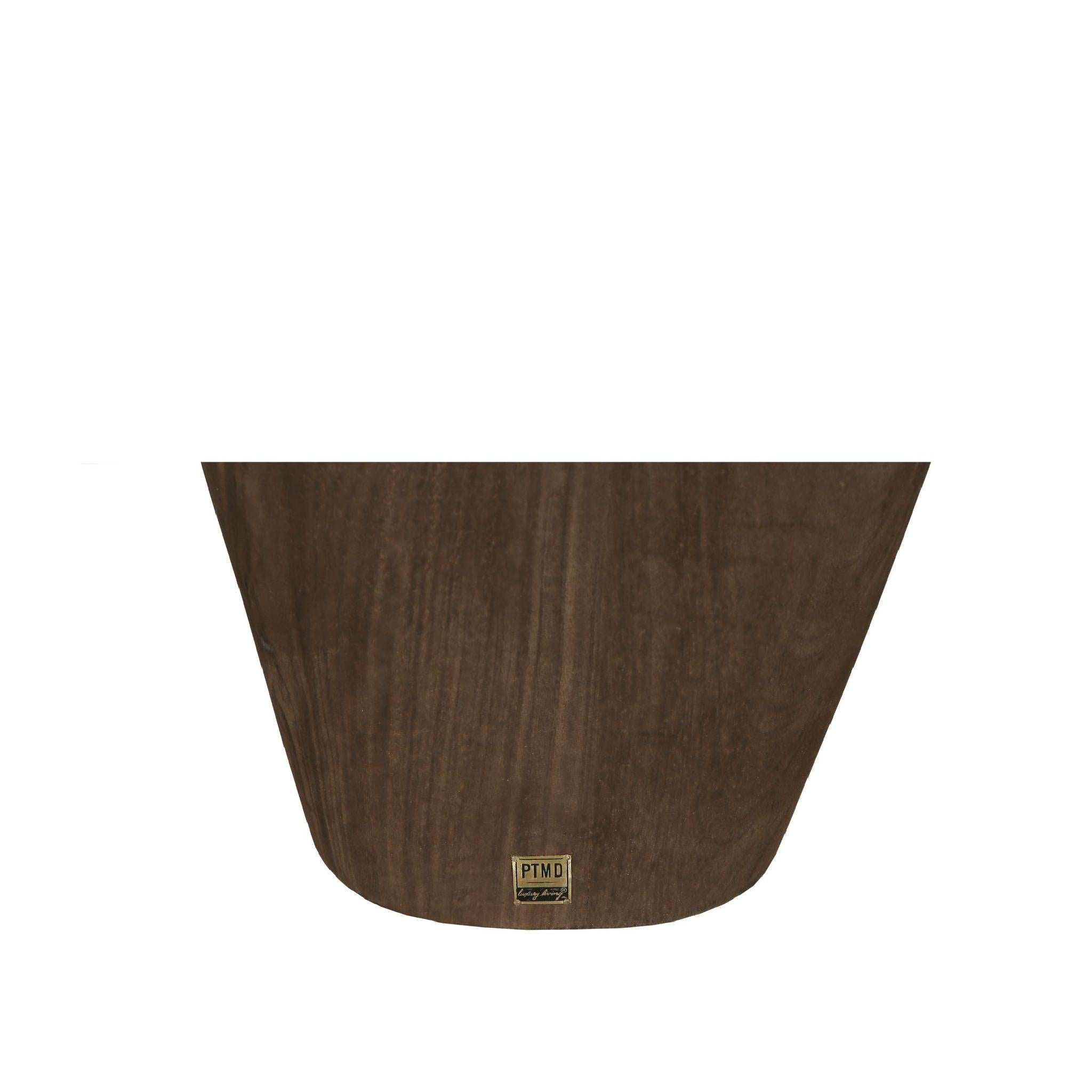 PTMD Bijzettafel Harshad - 55x35x50 cm - Hout - Bruin