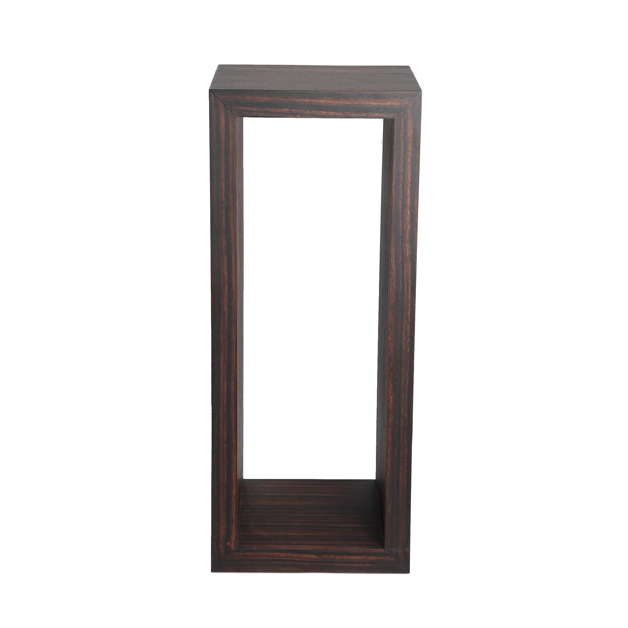 PTMD Zuil Tiess - 35x35x85 cm - Hout - Bruin