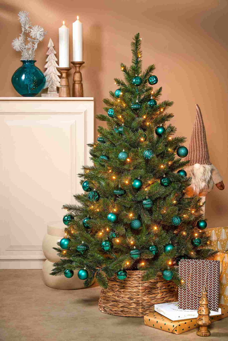 Triumph Tree kunstkerstboom bristlecone fir maat in cm: 155 x 99 groen