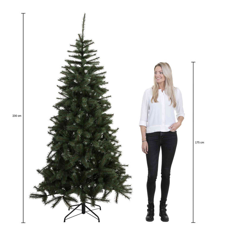 Triumph Tree Kunstkerstboom Forest frosted - 157x157x230 cm - PVC - Nieuwgroei Blauw