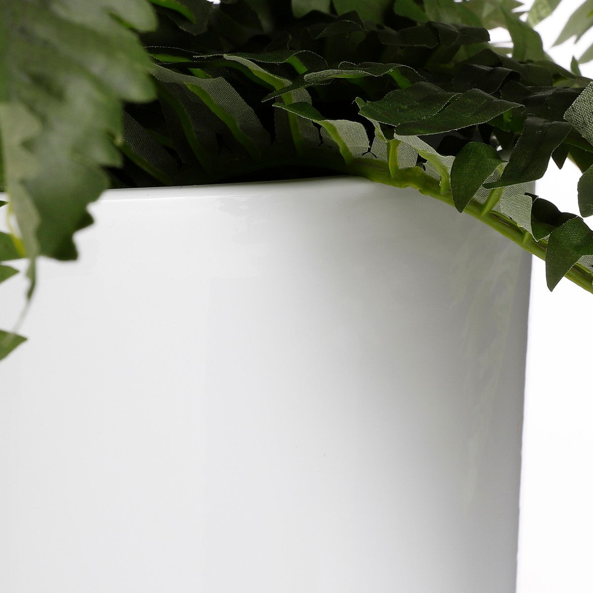 Mica Decorations Era Bloempot - 19x19x17 cm - Keramiek - Wit
