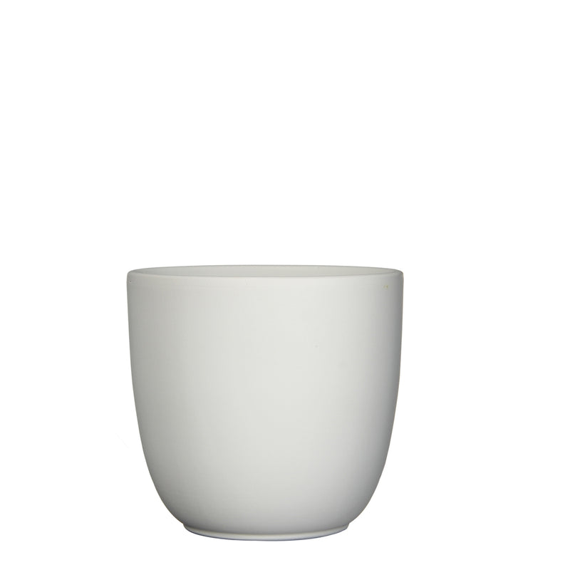 Mica Decorations Tusca Bloempot - 25x25x23 cm - Keramiek - Wit