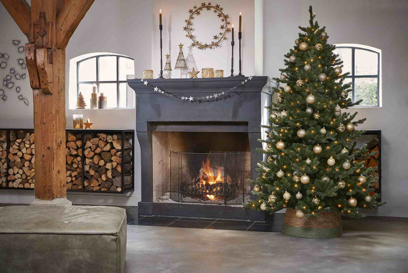 Triumph Tree Kunstkerstboom Sherwood - 127x127x185cm - LED lampjes - Groen