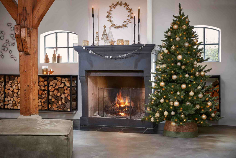 Triumph Tree Kunstkerstboom Sherwood - 127x127x185 cm - LED lampjes - Groen
