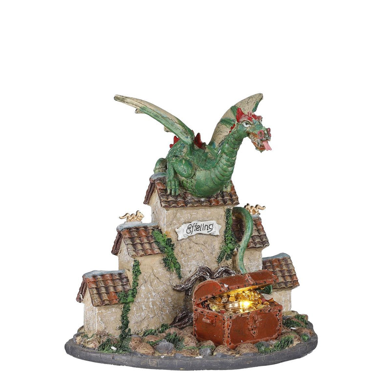 Efteling De Draak Kerstdorp - 16x9x17 cm - Polyresin