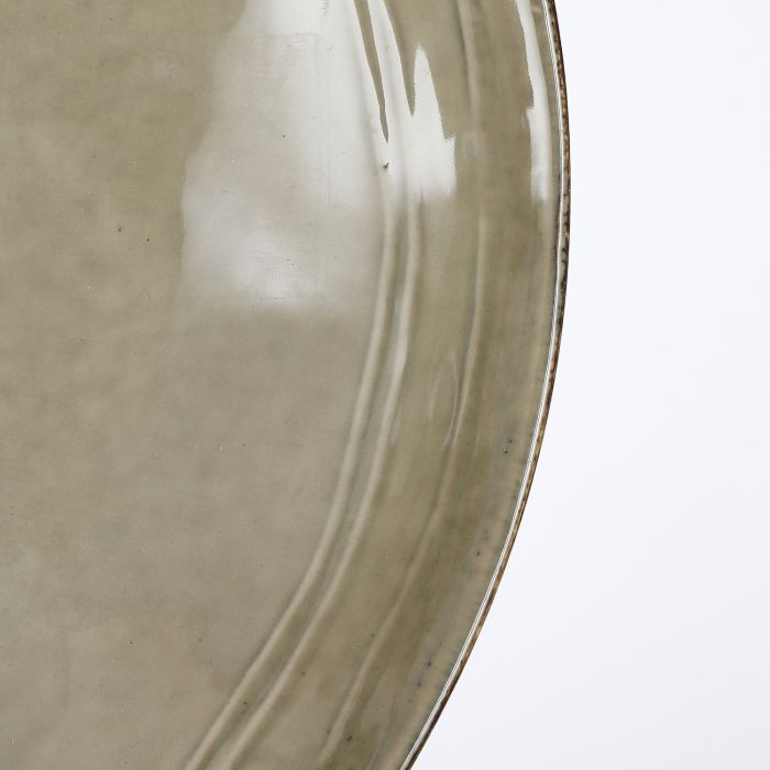 Mica Decorations Tabo Schaal - 9 x 30 cm - Keramiek - Creme - 4 Stuks
