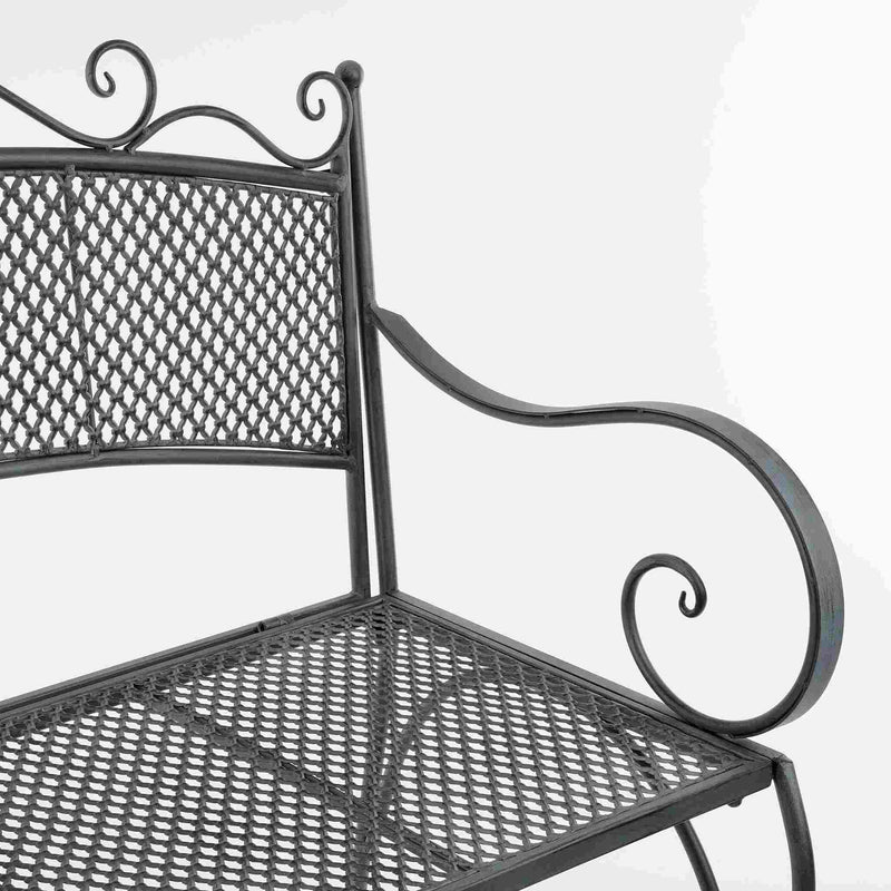 Mica Decorations Provence Bank - 107,5 x 50,5 x 91 cm - Grijs
