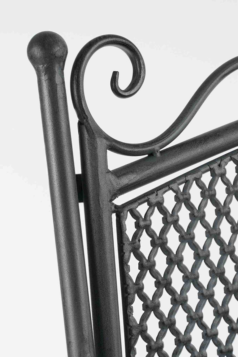 Mica Decorations Provence Bank - 107,5 x 50,5 x 91 cm - Grijs