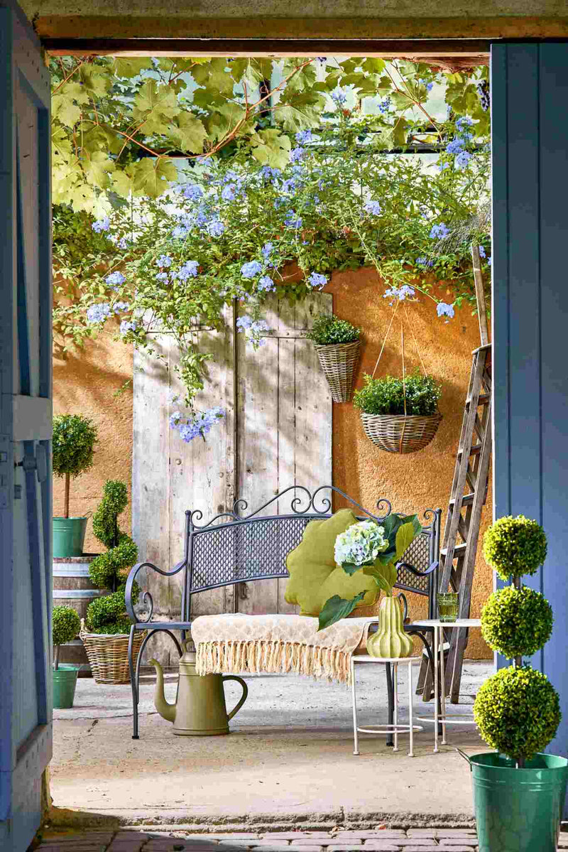 Mica Decorations Provence Bank - 107,5 x 50,5 x 91 cm - Grijs