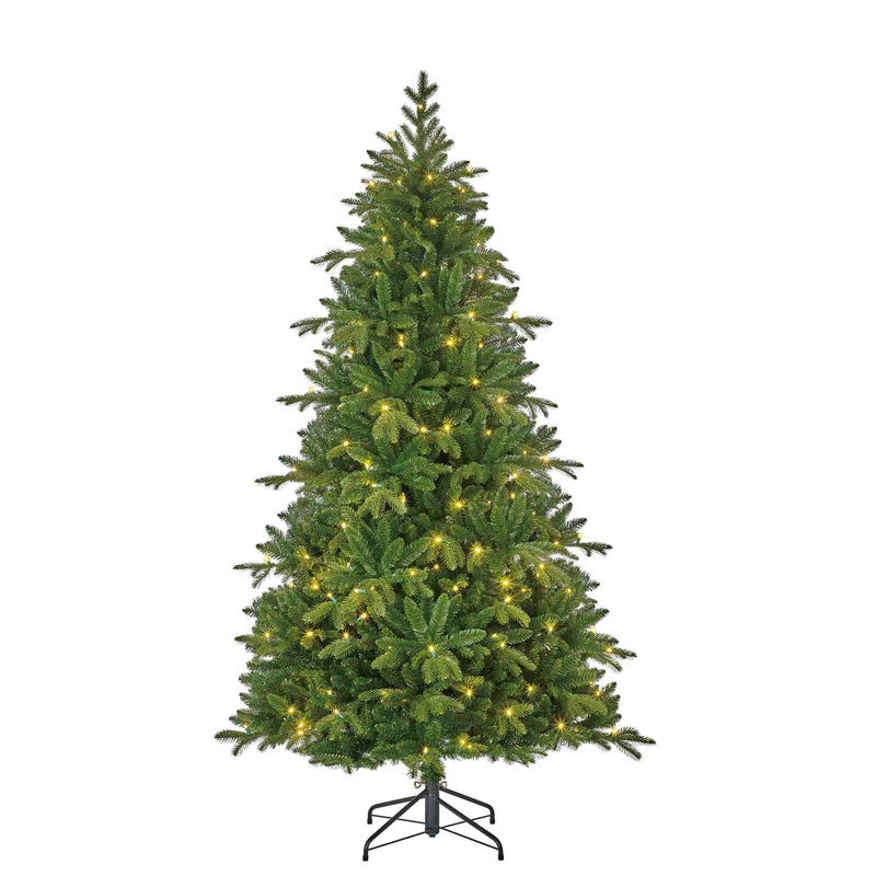 Black Box Trees Kunstkerstboom Brampton - 132x132x230 cm - PVC - Groen