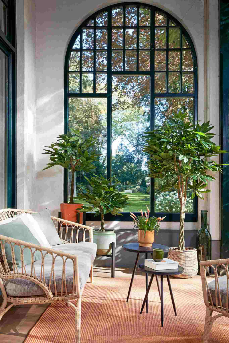Mica Decorations ronde tafel zwart maat in cm: 40 x 35