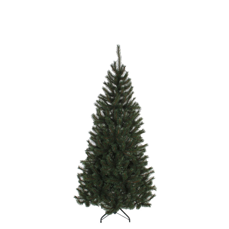 Black Box Trees Kunstkerstboom Kingston - 102x102x185 cm - PVC/hardnaald - Groen