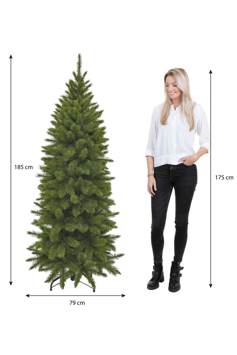 Triumph Tree Kunstkerstboom Bristlecone Fir - 79x79x185cm - PVC - Groen