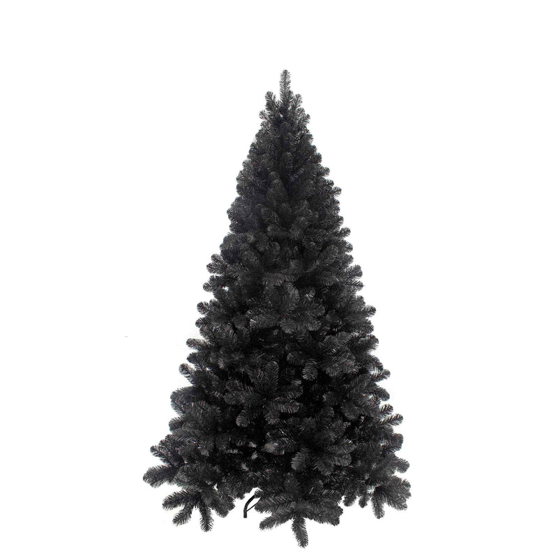 Triumph Tree Kunstkerstboom Tuscan - 135x135x215 cm - PVC - Zwart