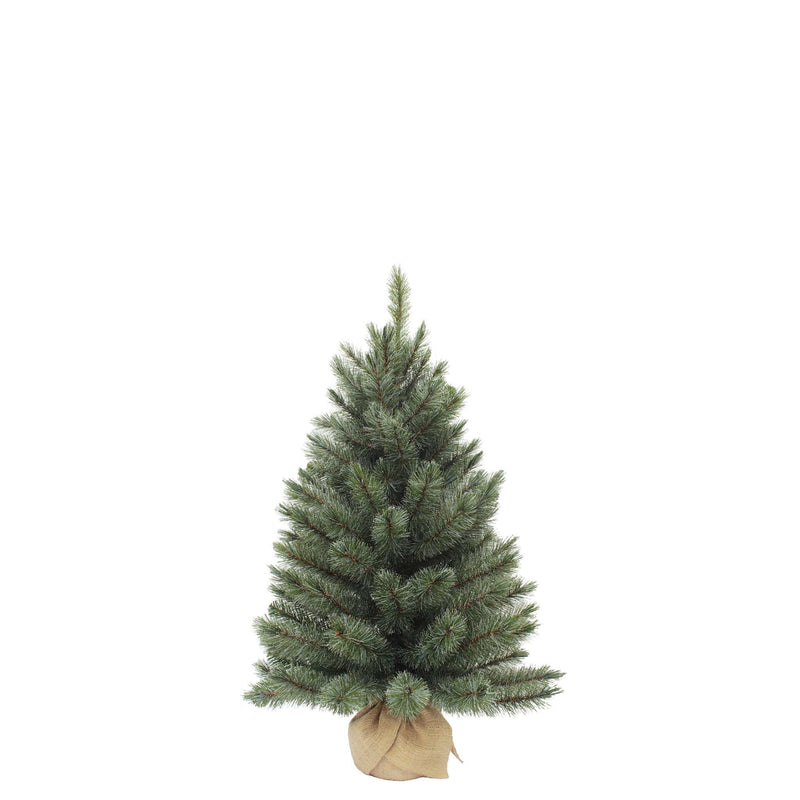 Triumph Tree Kunstkerstboom Forest frosted - 61x61x90 cm - hardnaald - Besneeuwd,Blauw