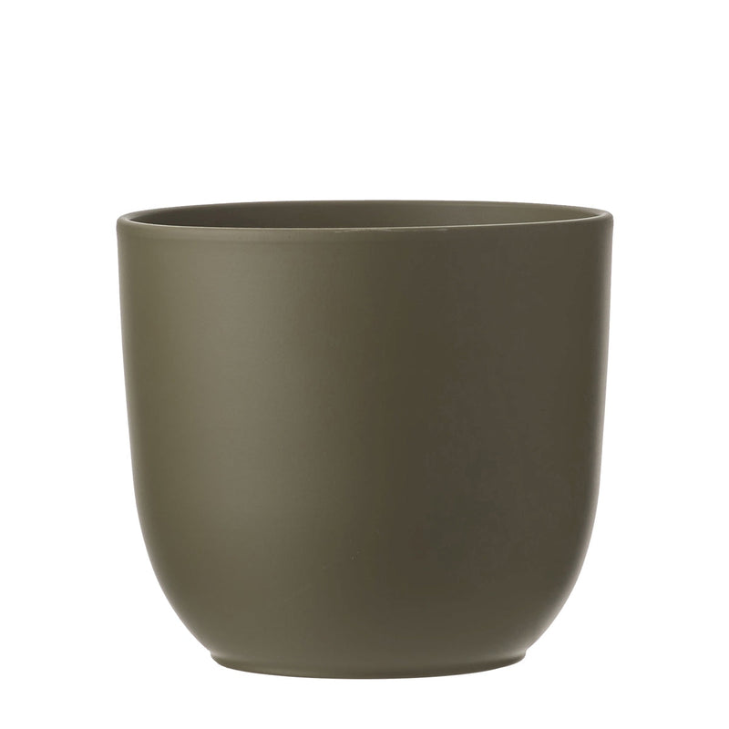 Mica Decorations Tusca Bloempot - 25x25x23 cm - Keramiek - Groen