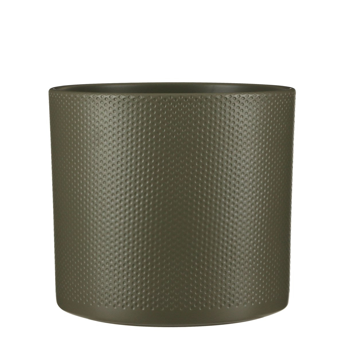 Mica Decorations Era Bloempot - 28x28x26 cm - Keramiek - Groen