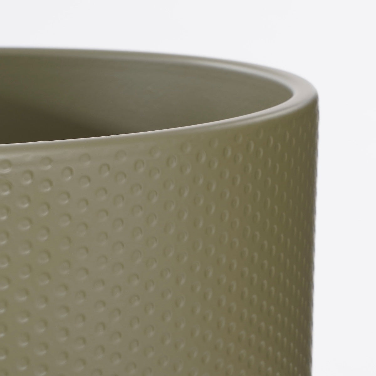Mica Decorations Era Bloempot - 28x28x26 cm - Keramiek - Groen