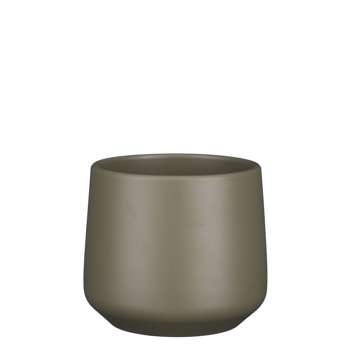 Mica Decorations Amber Bloempot - 17x17x15 cm - Keramiek - Groen