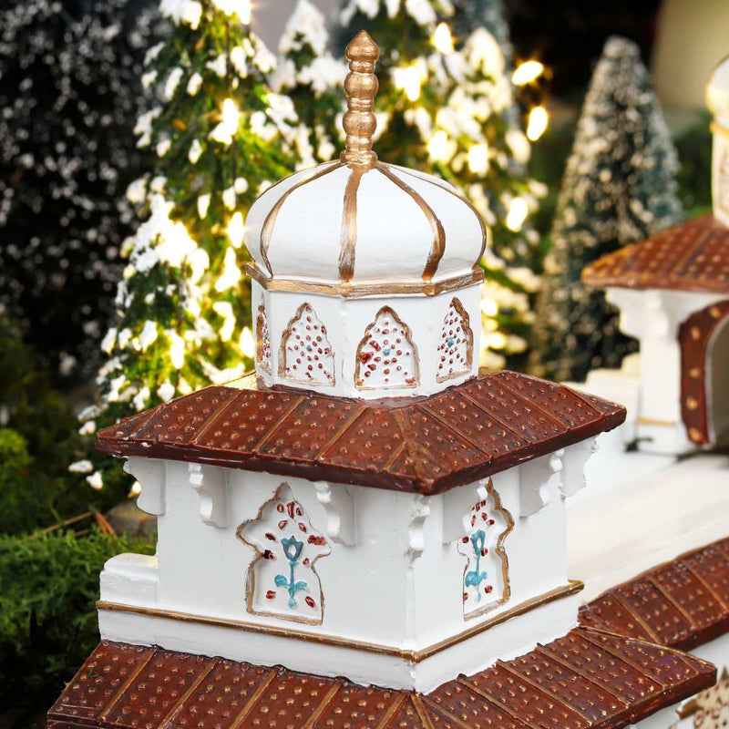 Efteling Tuinman Kerstdorp - 31x11x21 cm - Polyresin - Wit