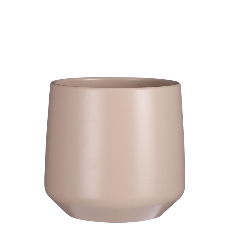 Mica Decorations Amber Bloempot - 23x23x21 cm - Keramiek - Lichtroze