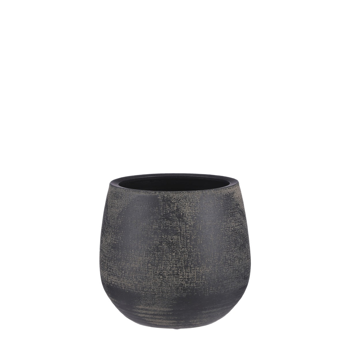 Mica Decorations Victor Bloempot - 25x25x24 cm - Donkerbruin
