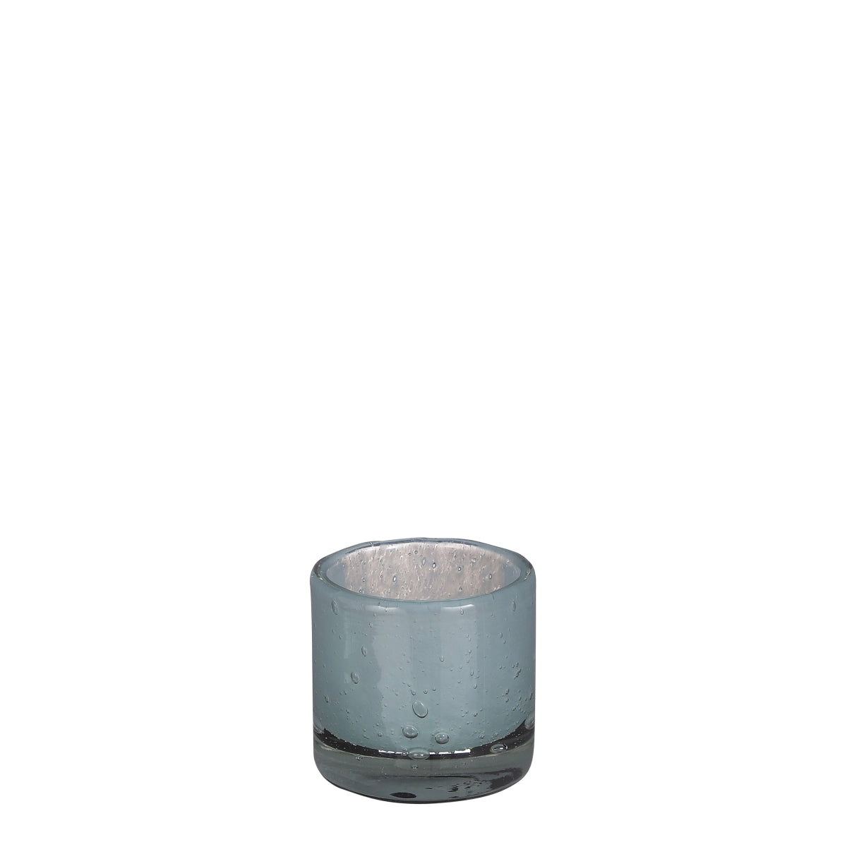 Mica Decorations Estelle Vaas - 8x8x8 cm - Glas - Lichtblauw
