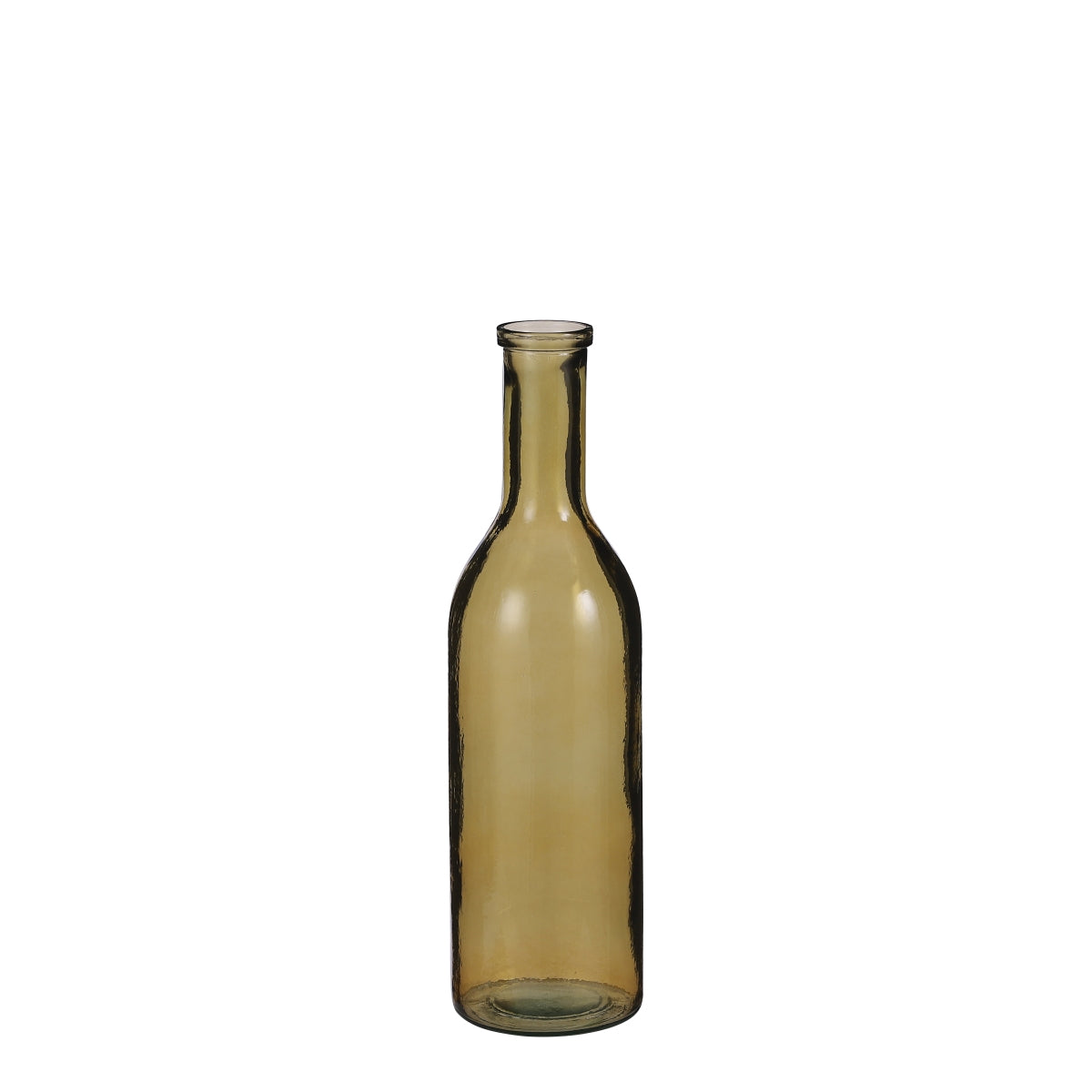 Mica Decorations Rioja Vaas - 15x15x50 cm - Glas - Geel