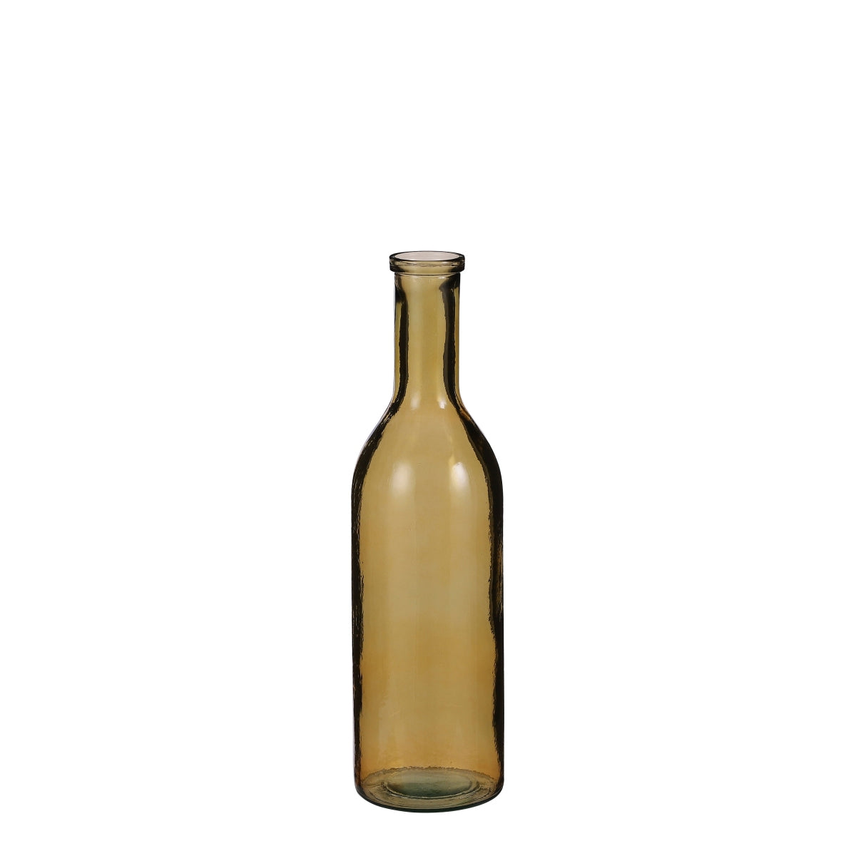 Mica Decorations Rioja Vaas - 15x15x50 cm - Glas - Geel