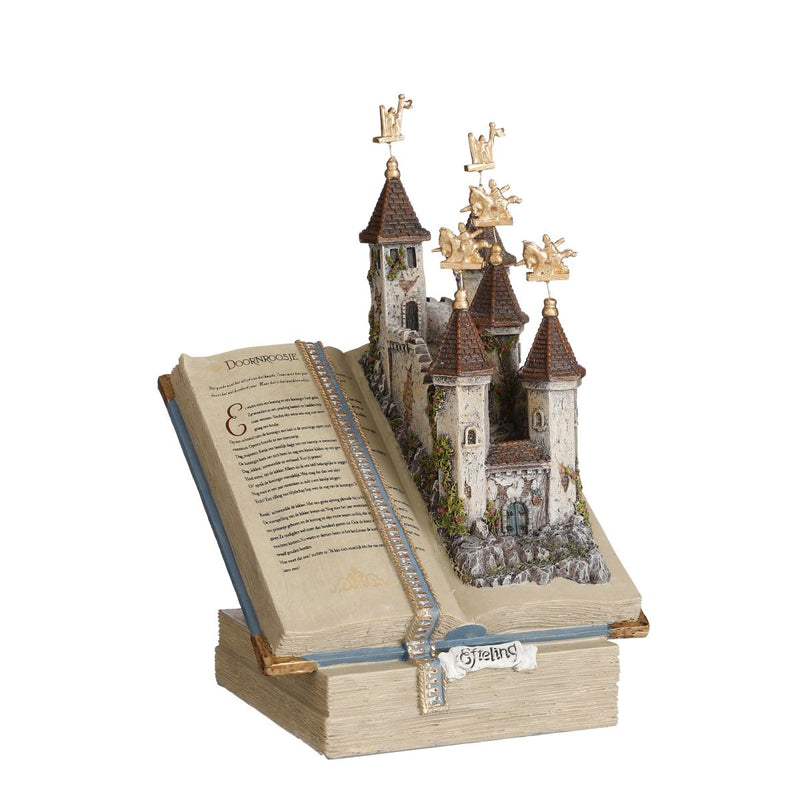 Efteling Sprookjesboek Kerstdorp - 13x13x20 cm - Polyresin