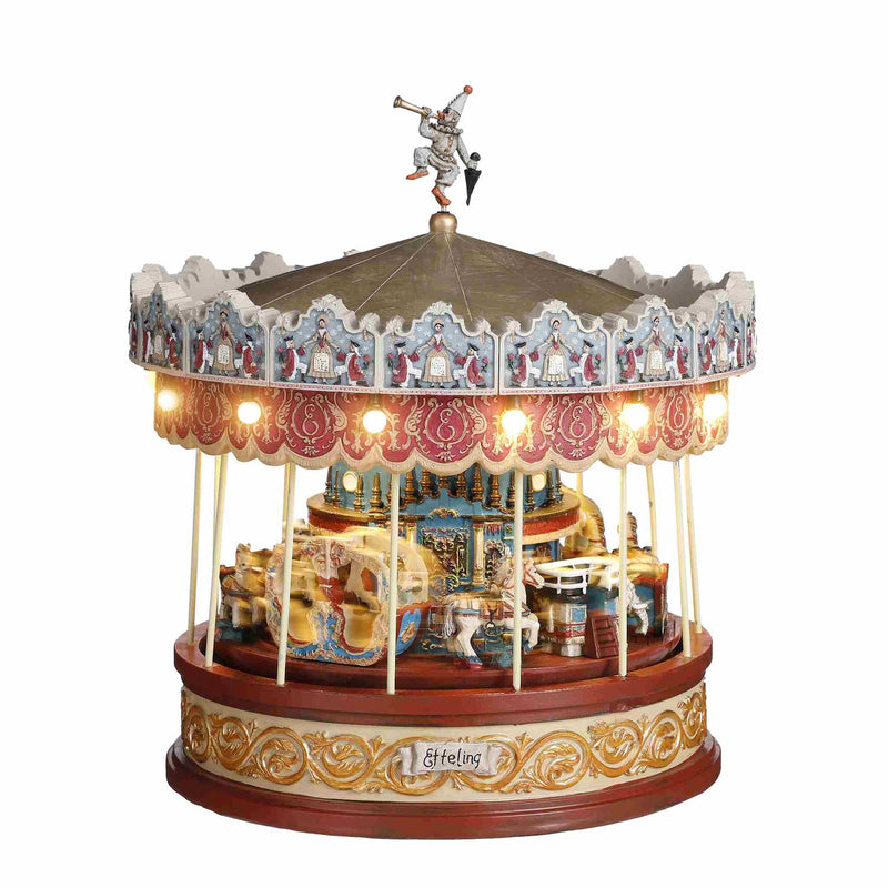 Luville Kerstdorp Anton Pieck - 23x23x25 cm - Polyresin - Multi