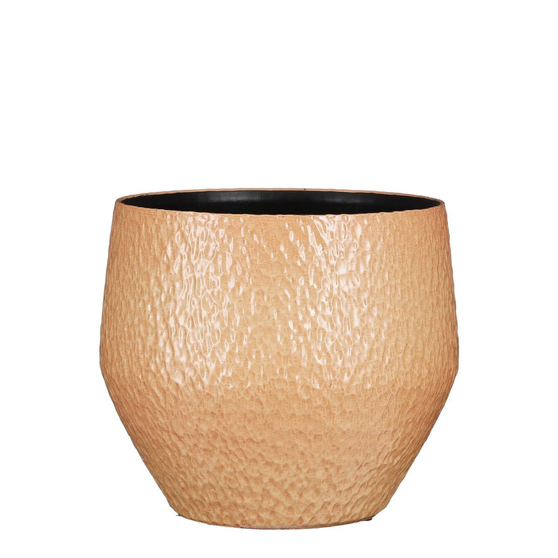 Mica Decorations Morris Bloempot - 28x28x25 cm - Keramiek - Zalm