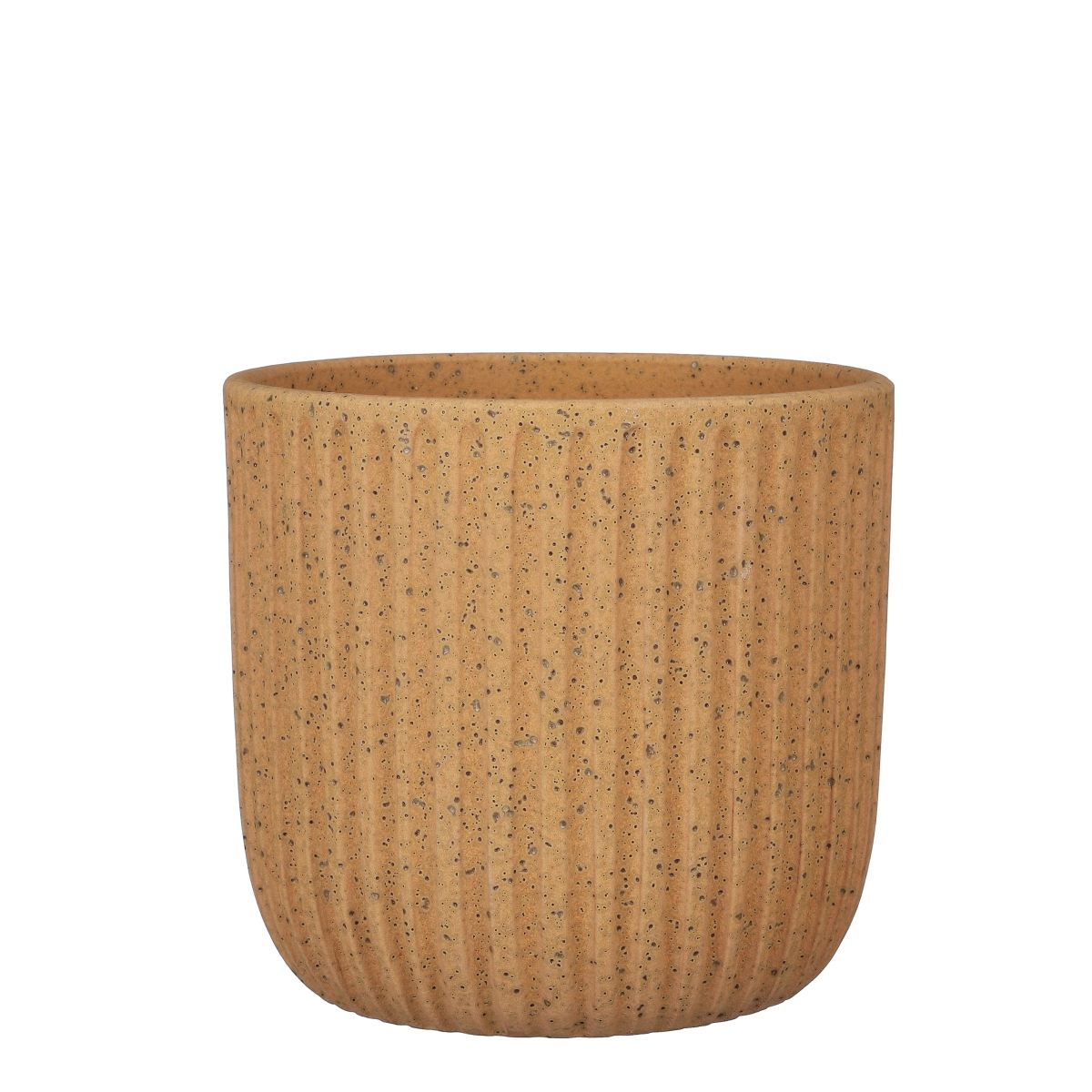 Mica Decorations Dante Bloempot - 24x24x22 cm - Lichtbruin