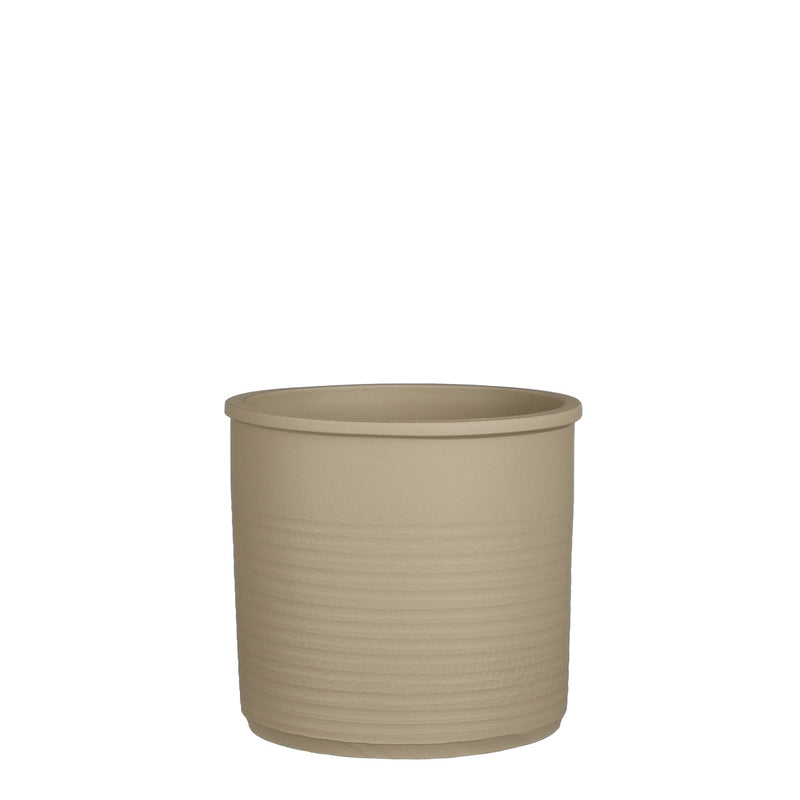 Mica Decorations Momo Bloempot - 23x23x21 cm - Terracotta - Taupe