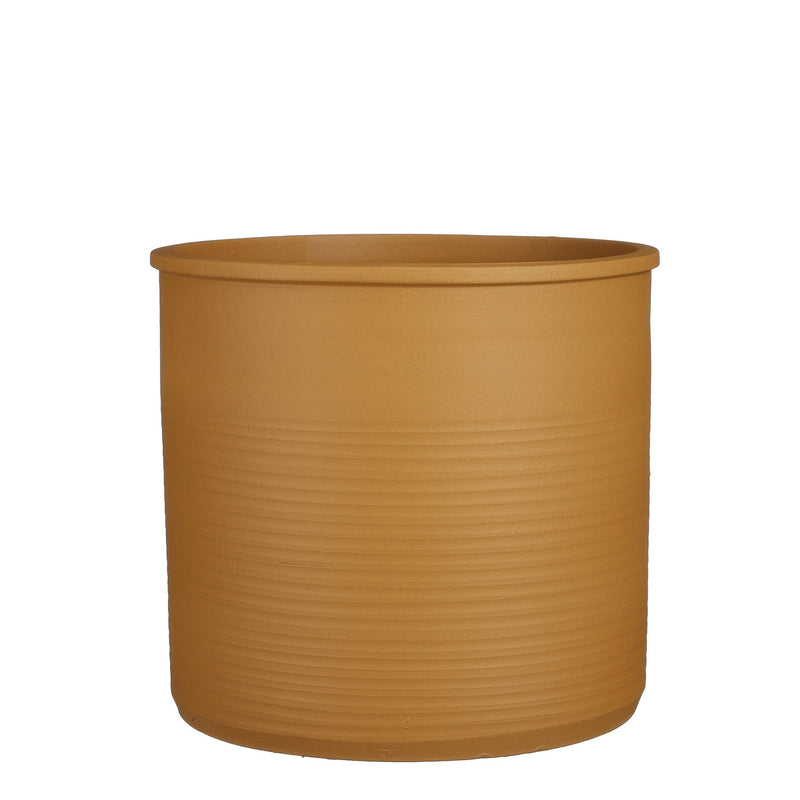 Mica Decorations Momo Bloempot - 32x32x29 cm - Terracotta - Bruin