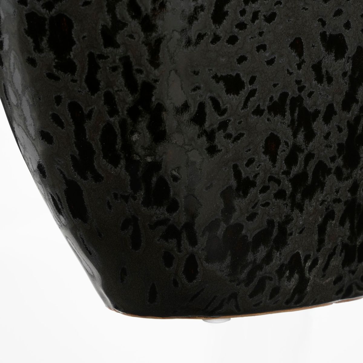 Mica Decorations Saul Vaas - 26x14x30 cm - Keramiek - Zwart