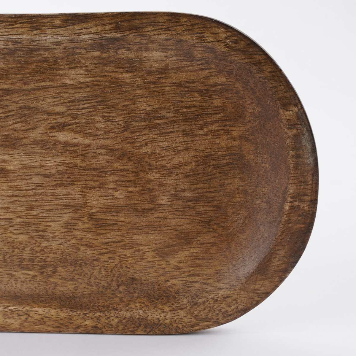 Mica Decorations Tomar Schaal - 36x12x5 cm - Hout - Donkerbruin