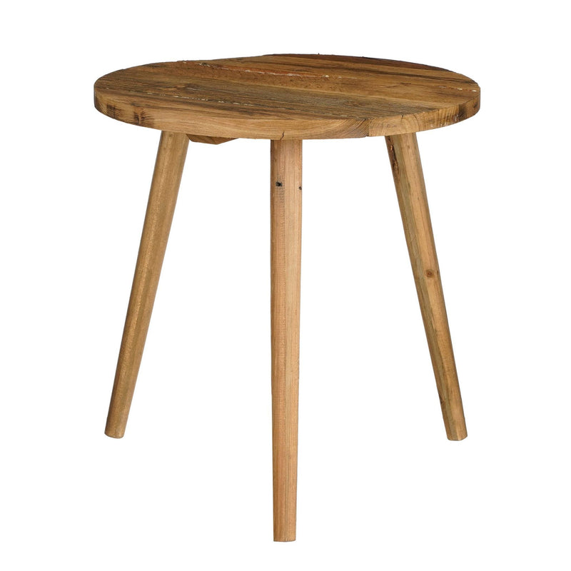 Mica Decorations Bijzettafel Bold - 40x40x42 cm - Hout - Bruin