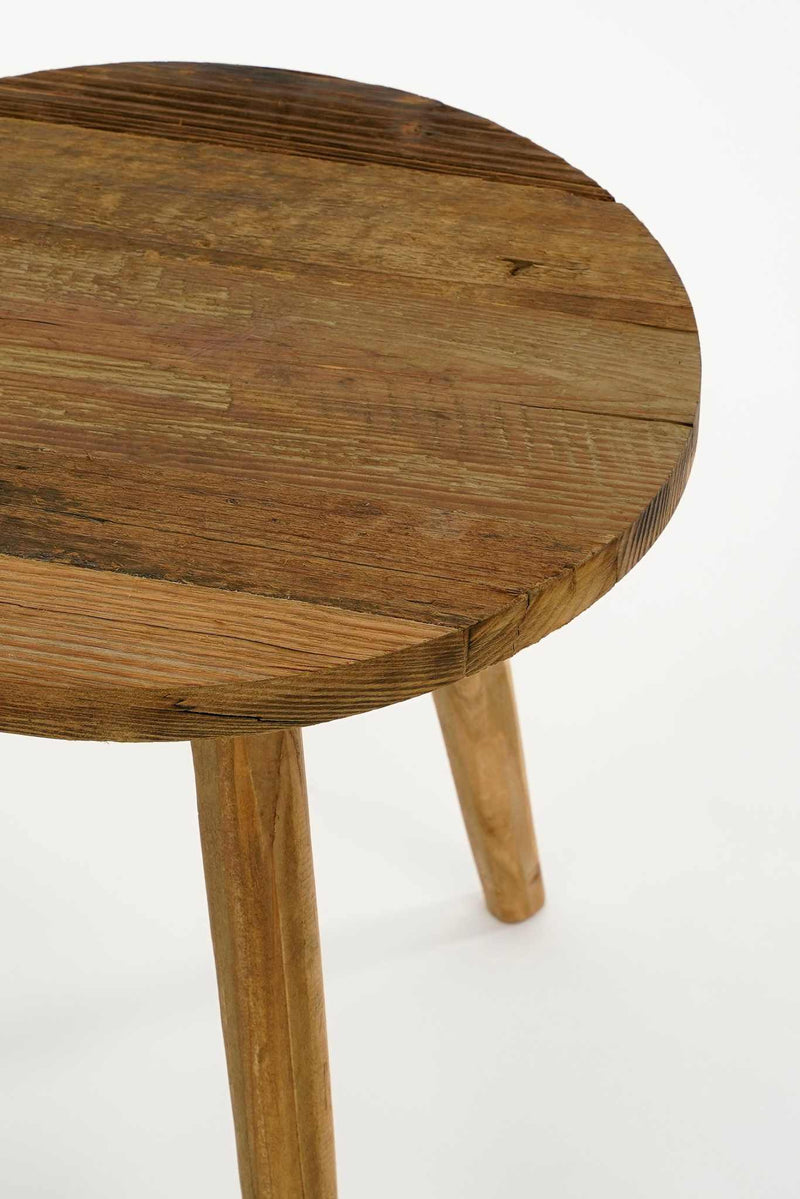 Mica Decorations Bijzettafel Bold - 26x26x28 cm - Hout - Bruin