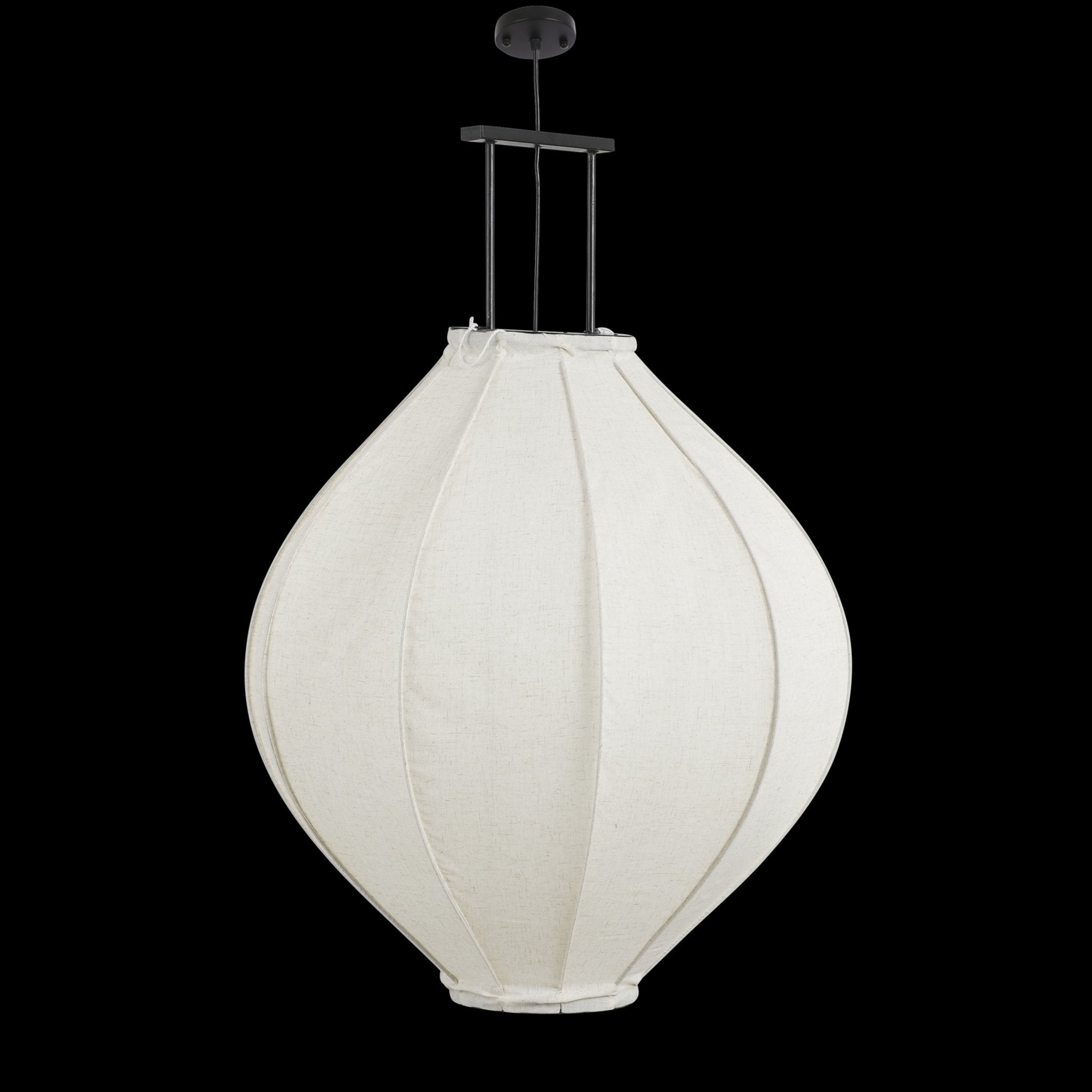 Mica Decorations Hanglamp Pego - 70x70x94 cm - Linnen - Off Wit